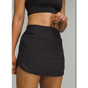 Lululemon Hotty Hot High-Rise Skirt Black
